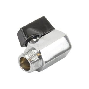Kulový kohout 3/8" s krátkou rukojetí, vnitřní × vnější závit